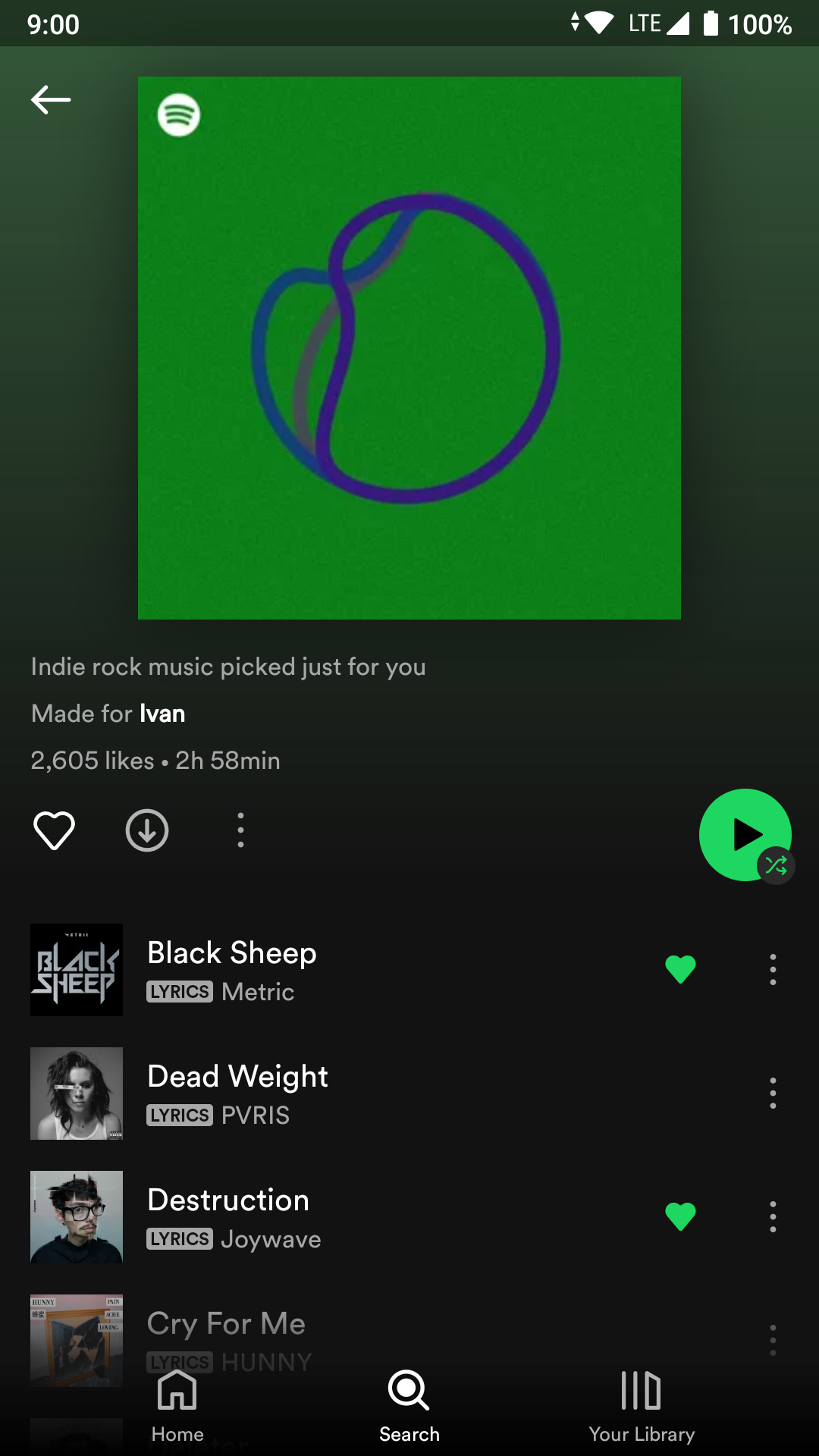 Spotify - picked just for you